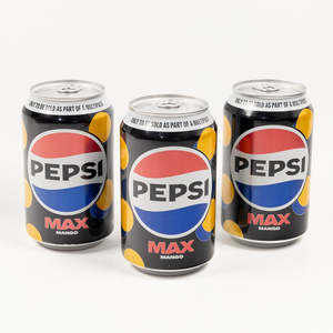 Drinks: Pepsi Max Mango Can