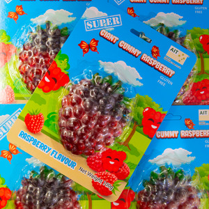 New Arrivals: Super Gummy Raspberry