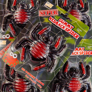 New Arrivals: Super Gummy Redback Spider