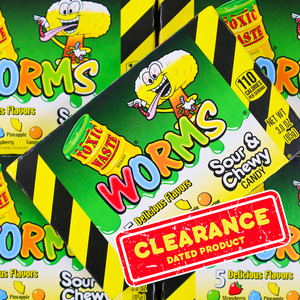 Clearance: Dated - Toxic waste Worms Theatre Box