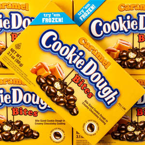 Caramel Cookie Dough Bites Theatre Box