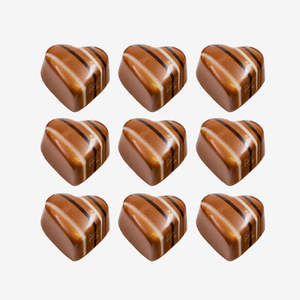 Heart Striped Milk (Single Chocolate)