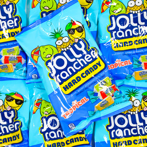 Novelty Lollies: Jolly Rancher Hard Candy Tropical 184g