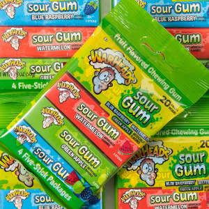 Warheads Sour Gum 4 Pack