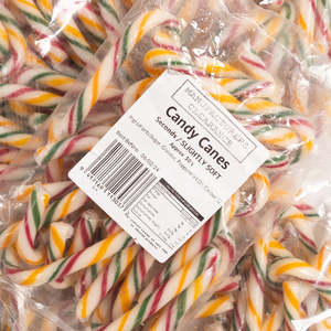 Manufacturers Clearance Lollies: Candy Canes Manufacturers Clearance Approx 400g