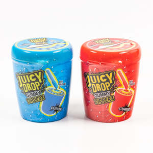 Novelty Lollies: Bazooka Juicy Drop Gummy Dipperz 96g