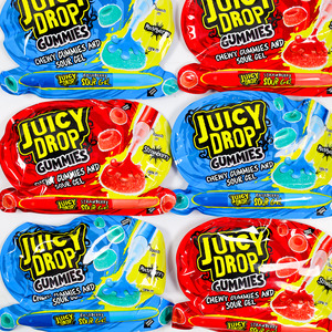 Novelty Lollies: Bazooka Juicy Drop Gummies 57g