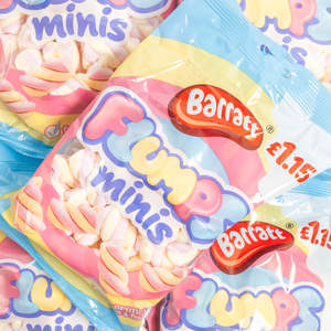 Marshmallow And Fondant: Barratt Mini Flumps 130g