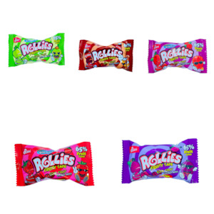 Candy & Chocolate: Rollies Fruity Tape Assorted Flavours