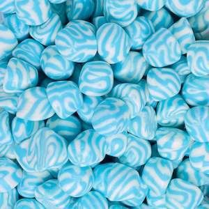 Gummies And Jellies: Blue Raspberry Twist Drops