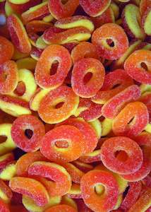 Sour And Sugared: Peach Rings