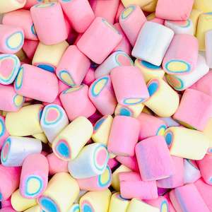 Marshmallows Rainbow Tubes