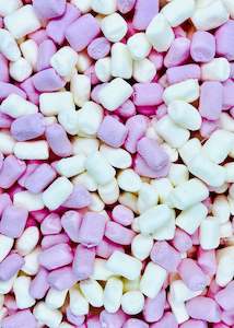 Pink & White Mini Marshmallows