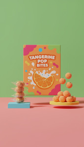 Asset Pack 75594563586 Example: Tangerine pop bites limited-run seasonal box
