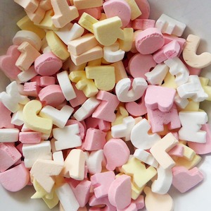 Hard Sweets: ABCs (Letters) - 75g