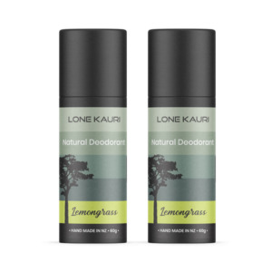 Natural Deodorant Tins: Natural Deodorant Stick - Double Pack