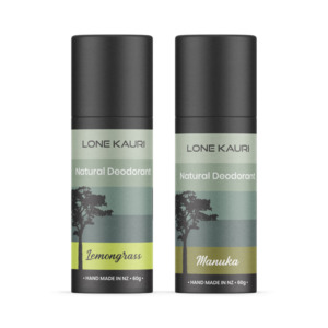 Natural Deodorant Tins: Natural Deodorant Stick - Mixed Double Pack