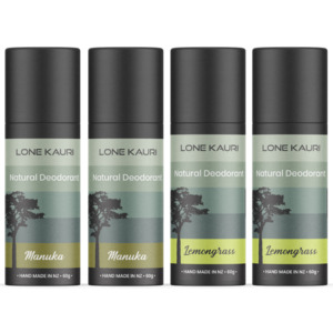 Natural Deodorant Stick - Mixed Family Pack