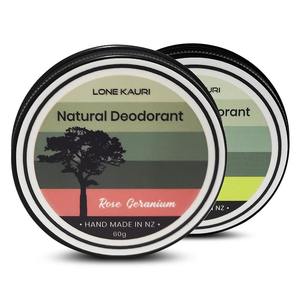 Natural Deodorant Tins 1: Natural Deodorant - Mixed Double Pack
