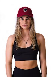 Baseball Hat - Maroon - LONEWOLF APPAREL