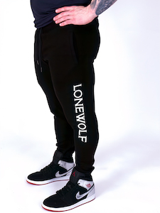 Products: Mens Black Track Pants - LONEWOLF APPAREL