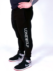Products: Mens Black Track Pants - LONEWOLF APPAREL