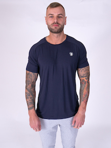 Mens Blue Bamboo Tee - LONEWOLF APPAREL