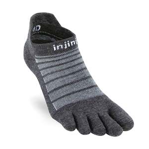 Injinji Nz Performance Toesocks: Injinji Run Lightweight Wool - No-Show