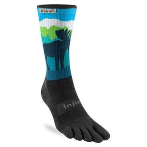 Injinji Nz Performance Toesocks: Injinji Clearance Trail Artist Designed Mens - Crew