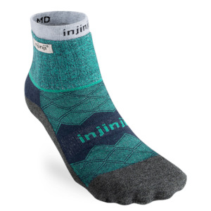 Injinji Nz Performance Toesocks: Injinji Runner + Liner Sock - Mini Crew