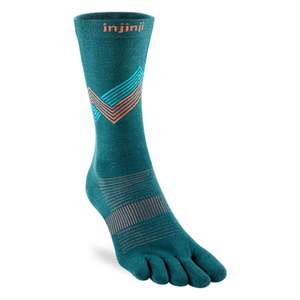 Injinji Nz Performance Toesocks: Injinji Run Lightweight Crew Sock - Mens