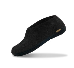 New: Glerups | The Black Rubber Shoe Slipper | Charcoal