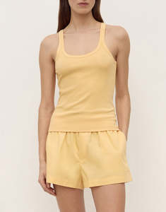 Tops: Assembly Label | Charlie Rib Tank | Sol