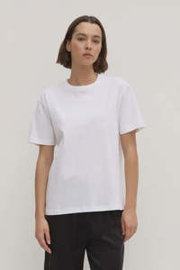 Tops: Assembly Label | Womens Organic Base Tee | White