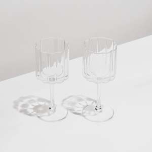 FAZEEK Wave Wine Glass Set