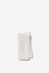 Tea Towels Cloths: Linen Napkin White