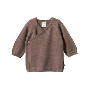 All Brands: Nature Baby | Merino Knit Kimono Jacket | Cub Marl