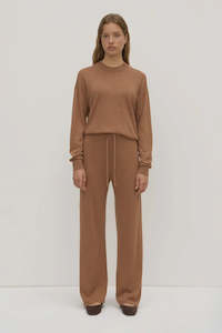Cotton Cashmere Lounge Pant | Fawn