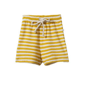 Nature Baby | Aubrey Shorts | Golden Sea Stripe