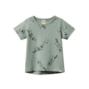 Kids Clothing: Nature Baby | River Tee | Raccoon Rhapsody