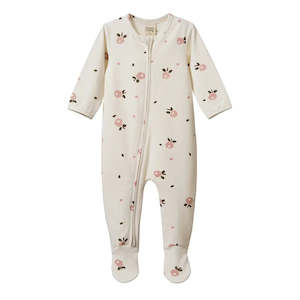 Kids Clothing: Nature Baby | Dreamlands Suit | Posey Blossom Rose