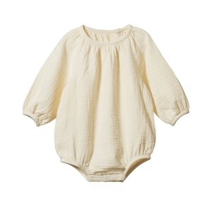 Nature Baby | Meadow Bodysuit Muslin | Natural