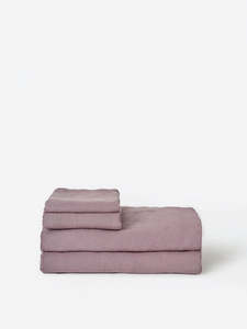 Citta: Lupin Linen Fitted Sheet