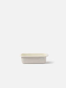 Città | Enamel Baking Tray | Light Grey/Cream