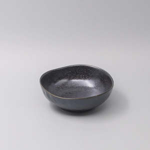 Matte Black | Uneven Medium Bowl