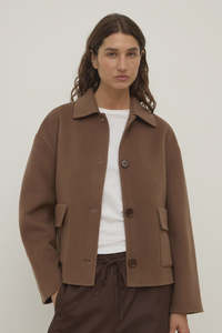 Assembly Label | Mya Wool Jacket | Milk Choc