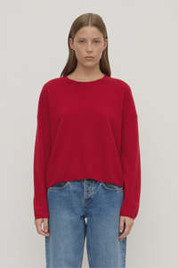 Assembly Label | Odelle Cashmere Knit | Dark Cherry