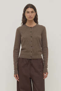 Assembly Label | Benny Knit Cardigan | Cocoa Marle