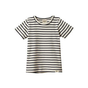 Nature Baby | River Tee | Navy Sailor Stripe
