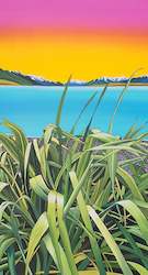 Sold Art Work: Lake Pukaki Harakeke